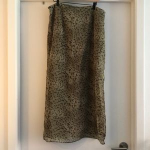Vintage long slip skirt